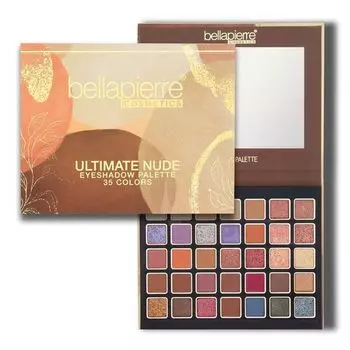 Палитра теней для век Nude, 38 г Bellapierre Cosmetics