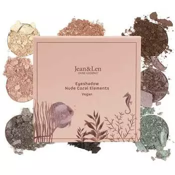 Палитра теней для век Nude Coral Elements 9 г Jean&Len