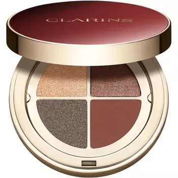 Палитра теней для век Ombre 4 Colour, оттенок 10 Smoked Plum, 4,2 г Clarins