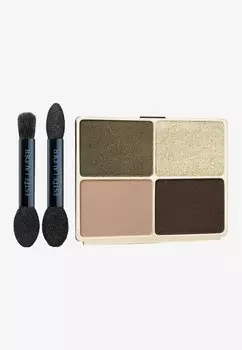 Палитра теней для век PURE COLOR ENVY EYESHADOW QUAD REFILL ESTE LAUDER, цвет metal moss