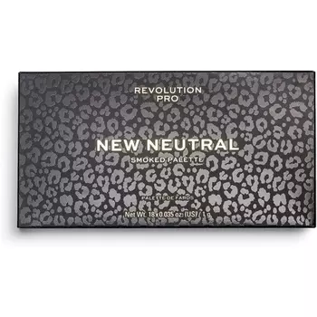 Палитра теней для век Revolution Pro New Neutral Smoked, 18 оттенков, 18 г Makeup Revolution