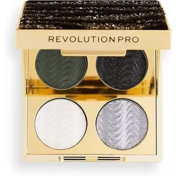 Палитра теней для век Revolution Pro Ultimate Eye Quad Wild Onyx, 4 оттенка, 3,2G, Revolution Beauty