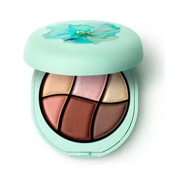 Палитра теней для век с матовыми и металлическими финишами 01 earthy elegant, 6 г Kiko Milano Dreamphoria cloud whisper eyeshadow palette
