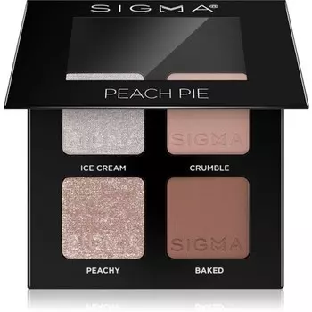 Палитра теней для век Sigma Beauty Quad — Персиковый пирог 4г
