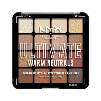 Палитра теней для век Ultimate NYX Professional Makeup, цвет warm neutrals