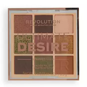 Палитра теней Flawless Eyes Ultimate Desire Shadow Palette Revolution, цвет stipped khaki