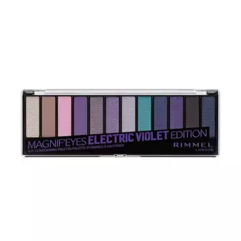 Палитра теней Magnif'eyes Electric Violet Edition Rimmel London, цвет electric violet