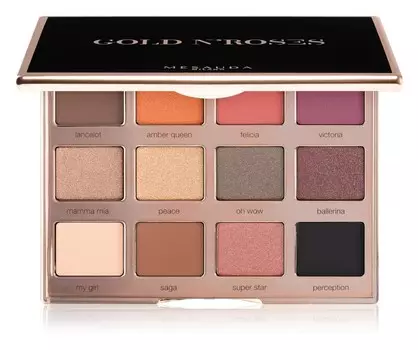 Палитра теней Mesauda Milano Gold N'Roses