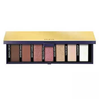 Палитра теней Milano 7 Multi-Finish 001 Winter Blooming, 0,33 унции, Pupa