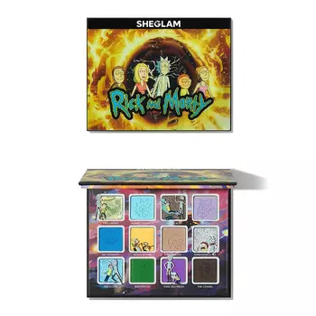 Палитра теней Sheglam x Rick and Morty The Meaning(Lessness) Of Life, мультиколор