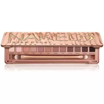 Палитра теней Urban Decay Naked3 с кисточкой 12x1,3 г Inna Marka