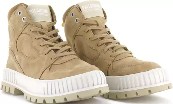 Палладиевые ботинки на шнуровке "PALLASHOCK HI SNK" Palladium, коричневый
