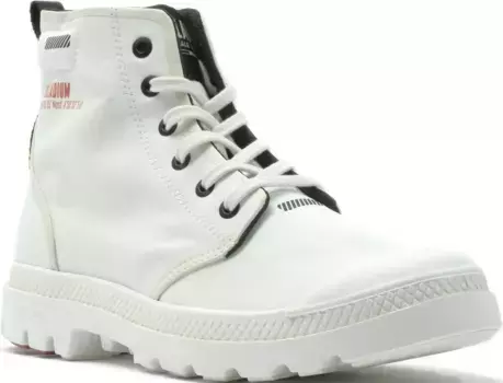 Палладиевые ботинки на шнуровке "PAMPA LITE+ HI" Palladium, белый