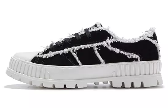 palladium Палладиевые парусиновые туфли унисекс, Черно-белый