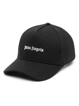 Palm Angels бейсболка с вышитым логотипом, черный