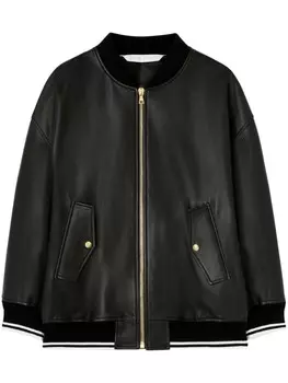 Palm Angels бомбер с логотипом, черный