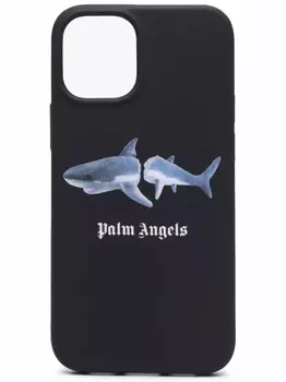 Palm Angels чехол для iPhone 12 Mini с логотипом, черный
