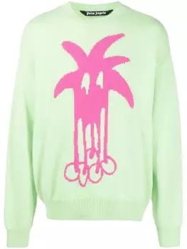Palm Angels джемпер Douby, зеленый