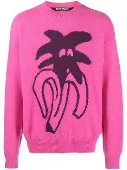 Palm Angels джемпер Jimmy, розовый