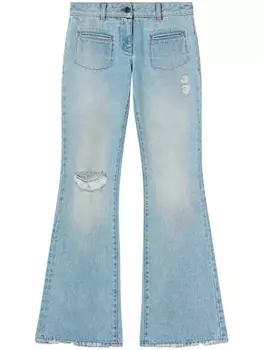 Palm Angels джинсы bootcut с заниженной талией, синий