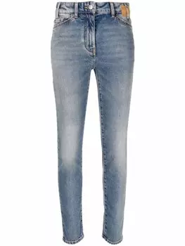 Palm Angels джинсы с нашивкой-логотипом, синий