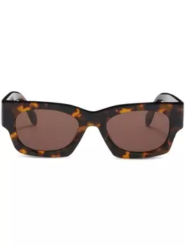 Palm Angels Eyewear солнцезащитные очки Bodie, коричневый