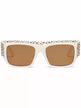 Palm Angels Eyewear солнцезащитные очки Casablanca, коричневый