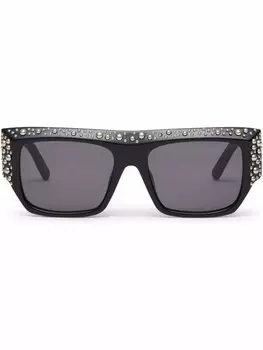 Palm Angels Eyewear солнцезащитные очки Casablanca в квадратной оправе, серый