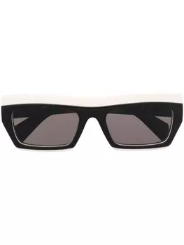 Palm Angels Eyewear солнцезащитные очки Empire в прямоугольной оправе, черный