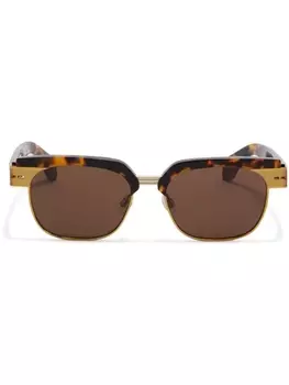 Palm Angels Eyewear солнцезащитные очки Fortuna, коричневый