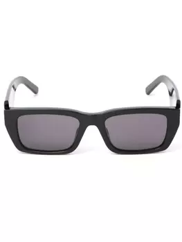 Palm Angels Eyewear солнцезащитные очки Palm в квадратной оправе, черный