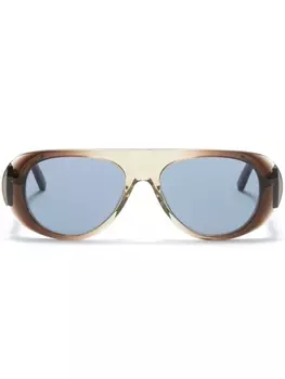 Palm Angels Eyewear солнцезащитные очки Sierra, коричневый