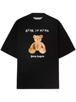 Palm Angels футболка Bear In Mind, черный