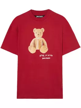 Palm Angels футболка Bear In Mind, красный