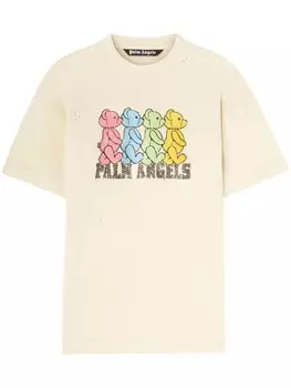 Palm Angels футболка Crossroads Bears, нейтральный