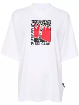 Palm Angels футболка Palm Ski Club, белый