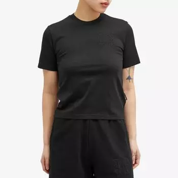 Palm Angels Футболка приталенного кроя с монограммой, черный