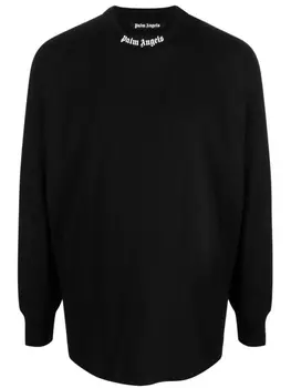 Palm Angels футболка с логотипом, черный
