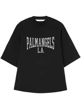 Palm Angels футболка с логотипом, черный