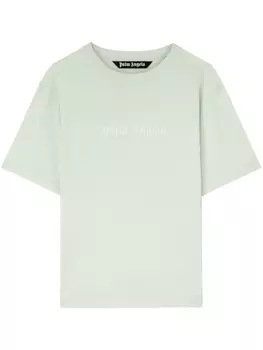 Palm Angels футболка с логотипом, зеленый