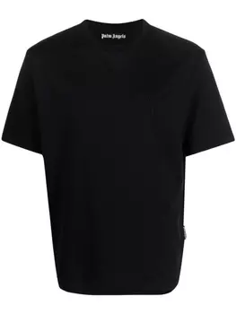 Palm Angels футболка с монограммой, черный
