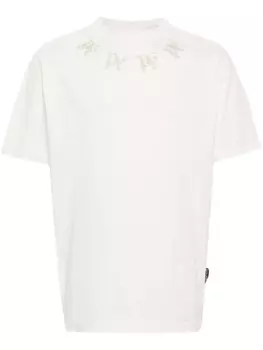 Palm Angels футболка с монограммой, нейтральный цвет