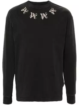 Palm Angels футболка с монограммой, серый