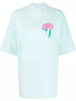 Palm Angels футболка с принтом I Love PA, синий