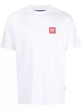 Palm Angels футболка Ski Club с логотипом, белый