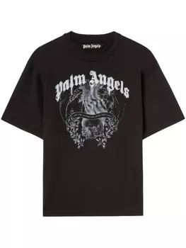 Palm Angels футболка Statement Pencil, черный
