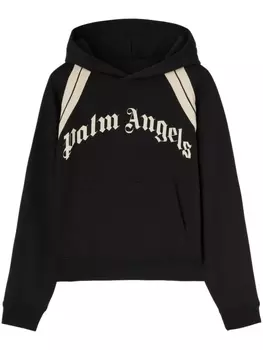 Palm Angels худи с логотипом, черный