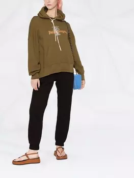 Palm Angels худи с логотипом Palm, зеленый