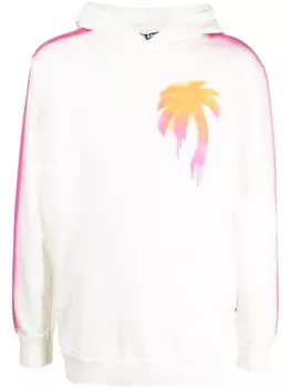 Palm Angels худи с принтом граффити I Love PA, белый