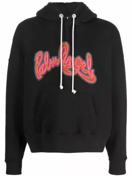 Palm Angels худи Seasonal с логотипом, черный